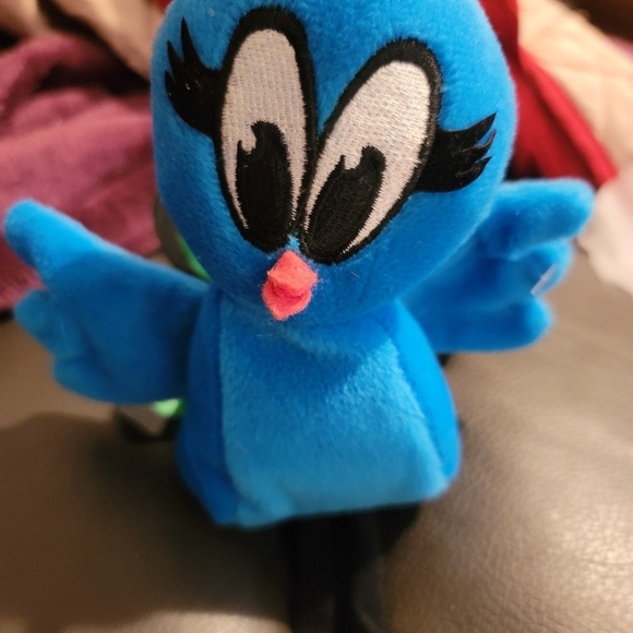 Penelope Stuffed Blue Peacock Red Heels, JC Penney’s Privilege - Picture 12 of 12